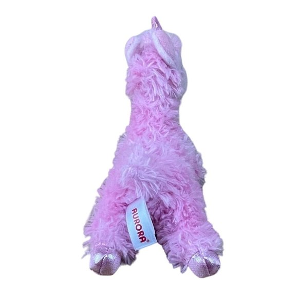 Aurora World Mini Flopsie 8" Llamacorn Unicorn Llama Pink - Picture 4 of 11